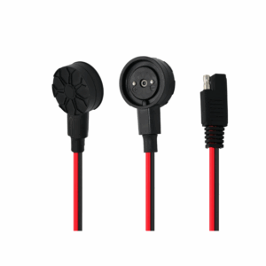 Magnetic self-aligning 12V 24V SAE plug connector Lemania Energy