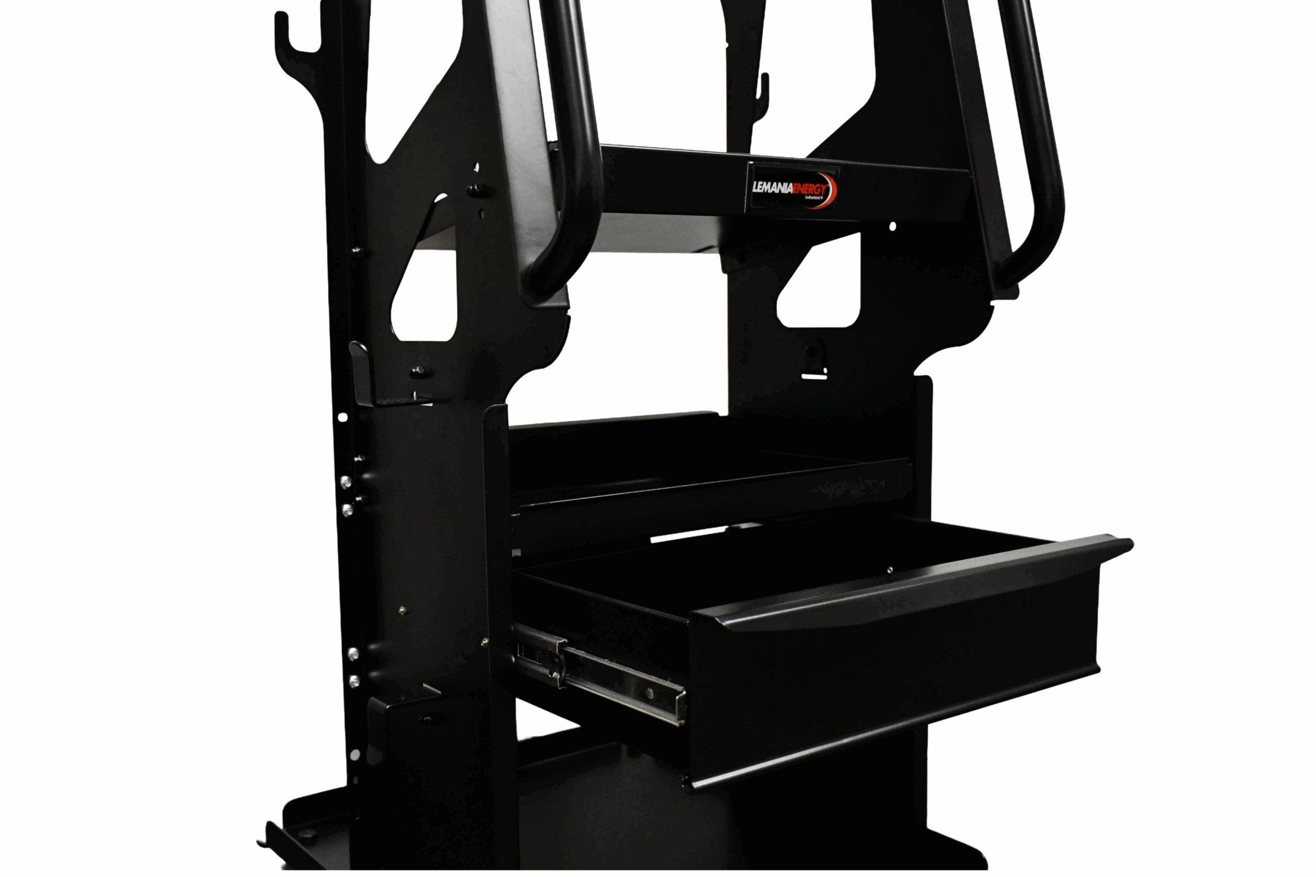 trolley flash Four feature badges of Flash Trolley FTR-1 – durable frame, organized storage, charger compatibility, heat dissipation