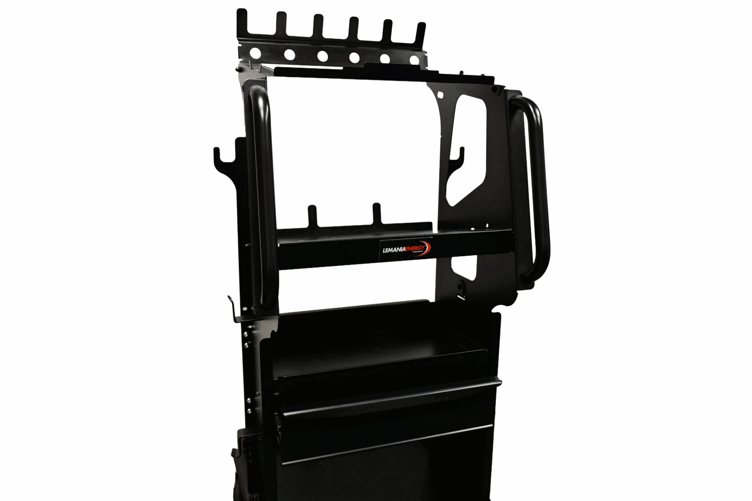 trolley Technical icons highlighting key features of Lemania Energy Flash Trolley FTR-1